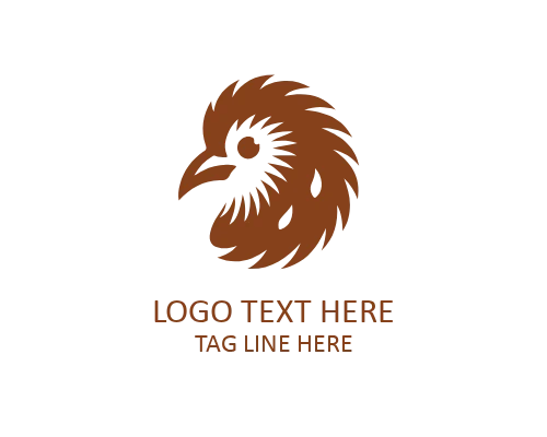 Cute Baby Kiwi Bird Logo