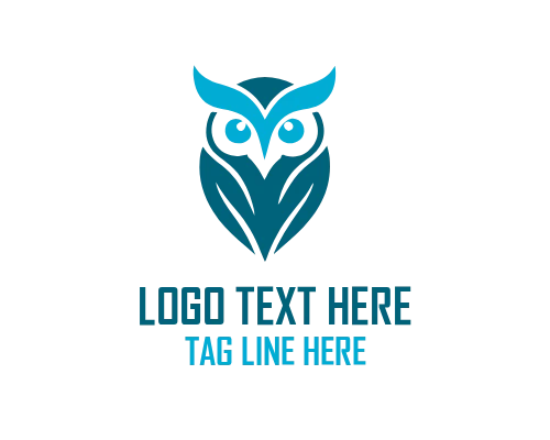 Cute Cartoon Owl Logo