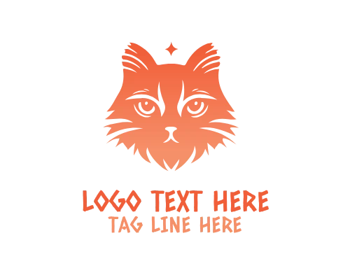 Cute Cat Ears Icon Logo