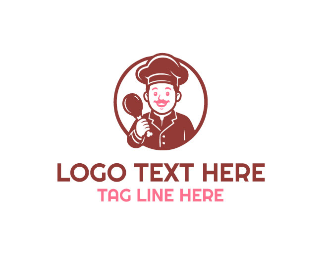 Cute Chef Smile Logo
