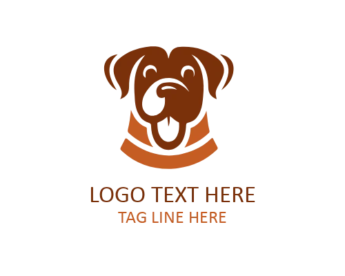 Cute Doggy Pet Mascot Logo