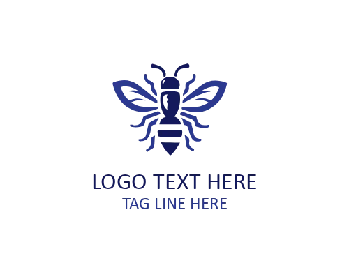 Cute Honey Bee Logo