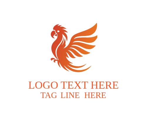 Cute Parrot Logo