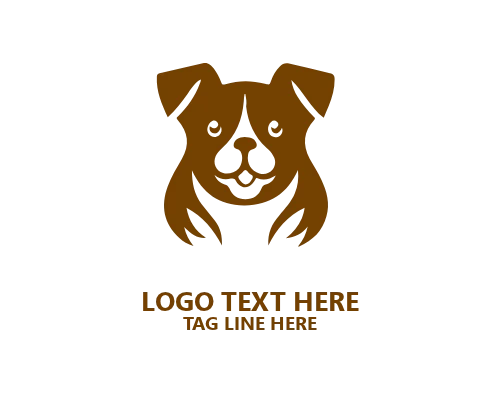 Cute Pet Dog Logo
