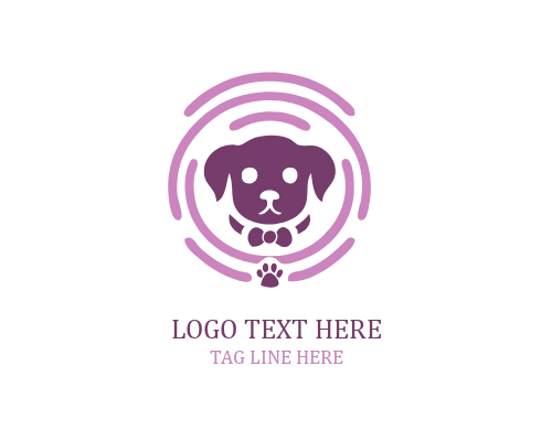 Cute Puppy Rescue Logo