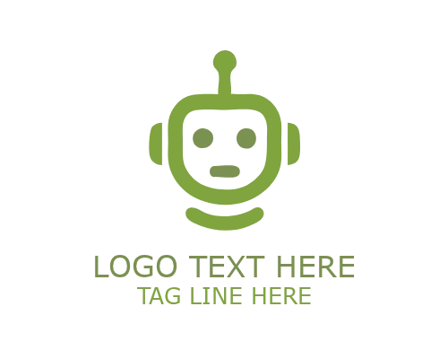 Cute Robot AI Companion Mascot Logo for Digital Assistant Branding