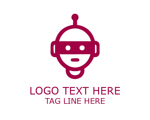 Cute Robot Automation Mascot Logo for Tech and AI Companies