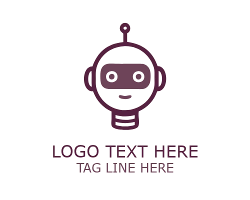 Cute Robot Bot Mascot Logo for Chatbot and AI Branding