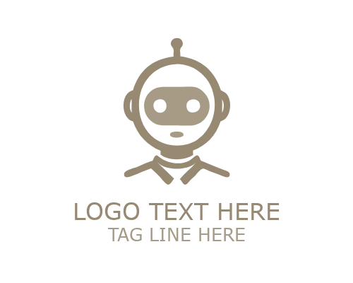 Cute Robot Brand Mascot Logo for Startup and App Identity