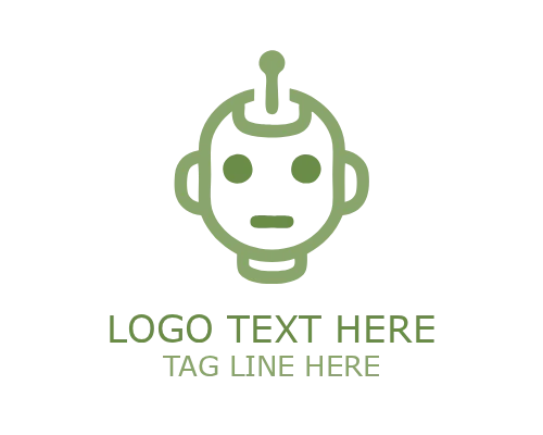 Cute Robot Chatbot Mascot Logo for AI and Customer Support Branding