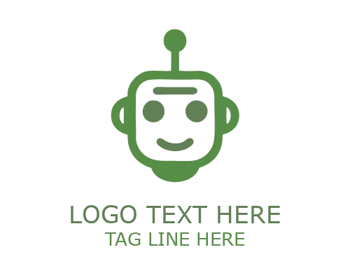 Cute Robot Learning Mascot Logo for Education and AI Platforms
