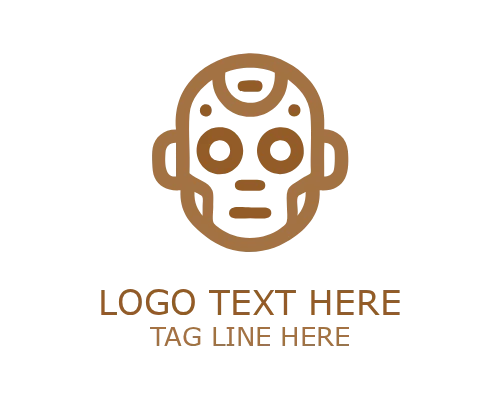Cute Robot Support Mascot Logo for Customer Service Branding