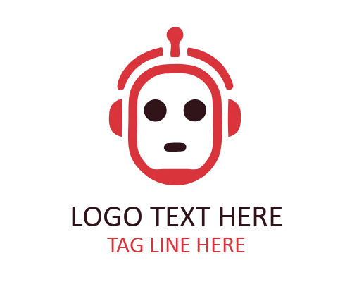 Cute Robot Tech Logo for Innovative Branding