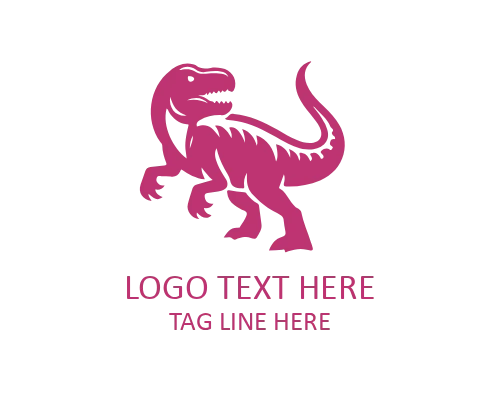 Cyber Dinosaur Logo for Tech, AI, and Futuristic Brands