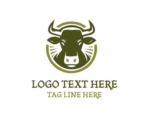 Dairy Cow Logo for Milk and Farm Branding