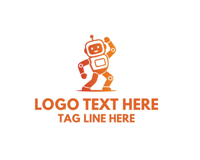 Dancing Robot Beat Logo