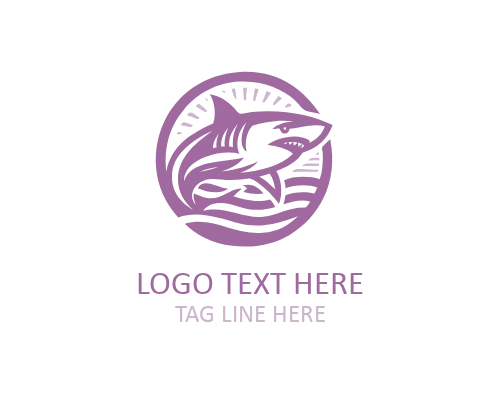 Dark Fin Shark Logo