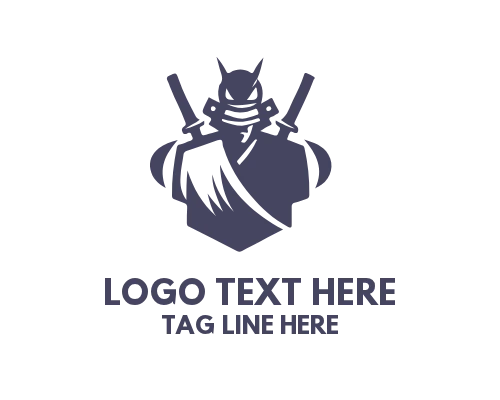Dark Samurai Logo for Gaming and Esports Branding