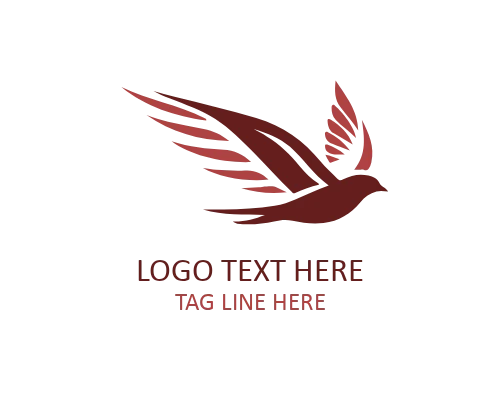 Dawn Flying Bird Logo
