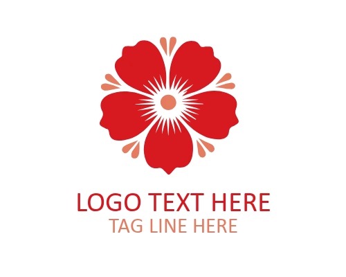 Decorative Elegant Flower Logo