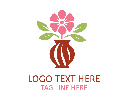 Decorative Flower Vase Logo