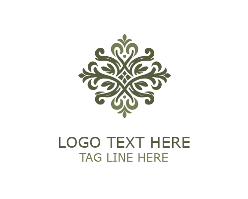 Decorative Luxury Scroll Logo