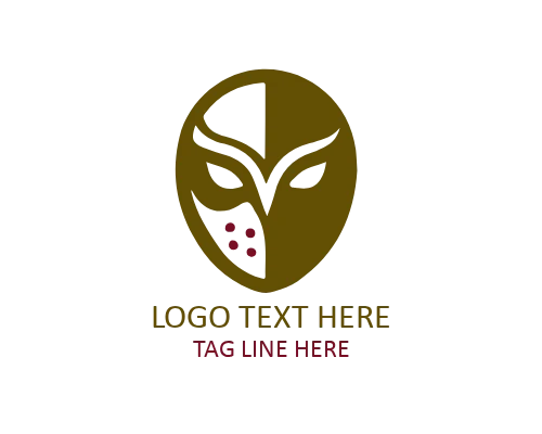 Decorative Mask Flat Logo for Party, Festival, and Art Brands
