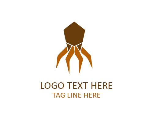 Decorative Paper Fold Animal Logo