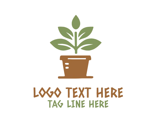 Decorative Plant Pot Logo