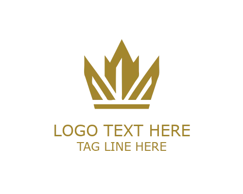 Decorative Regal Crown Logo