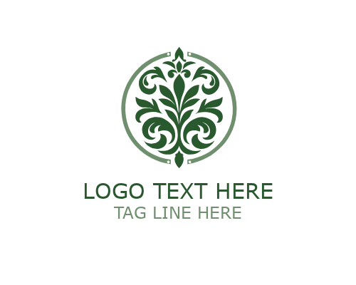 Decorative Vintage Ornament Logo