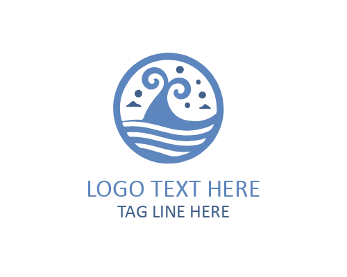  Deep Blue Ocean Logo for Marine and Eco-Friendly Brands