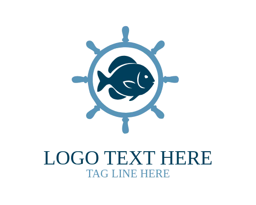 Deep Sea Fishing Logo