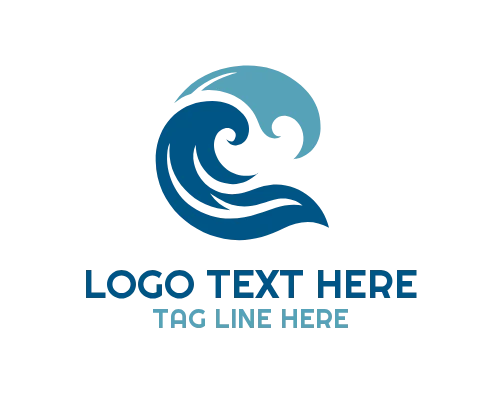 Deep Sea Wave Logo