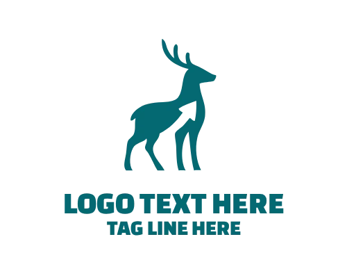 Deer Arrow Path Logo