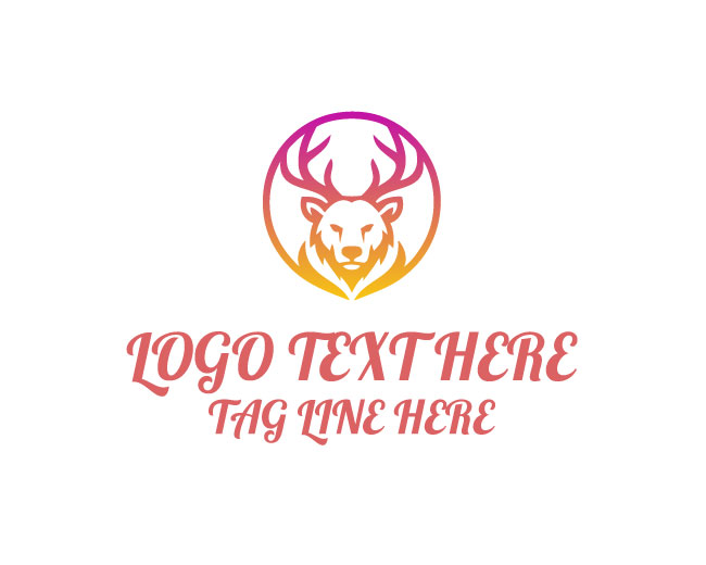 Deer Bear Profile Logo