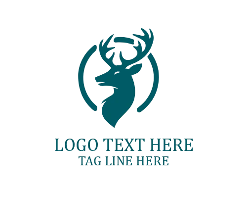Deer Emblem Logo for Nature Branding