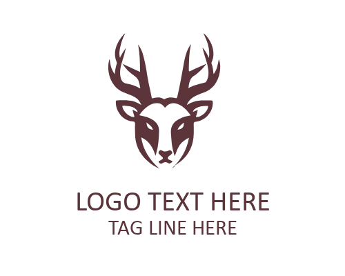 Deer Head Logo for Creative Identity