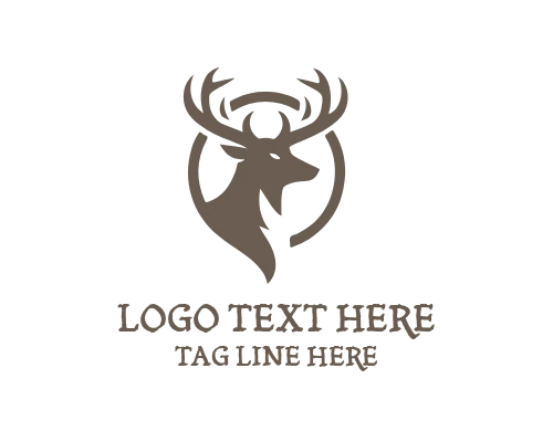 Deer Outdoor Logo for Adventure Branding