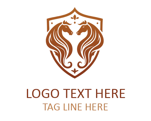 Defender Horse Crest Logo