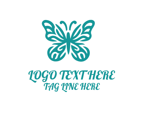 Delicate Butterfly Logo