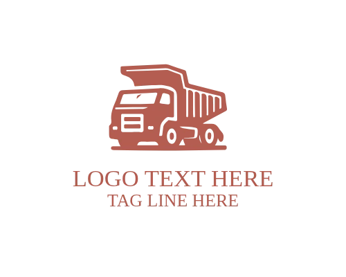 Delivery Truck Flat Logo