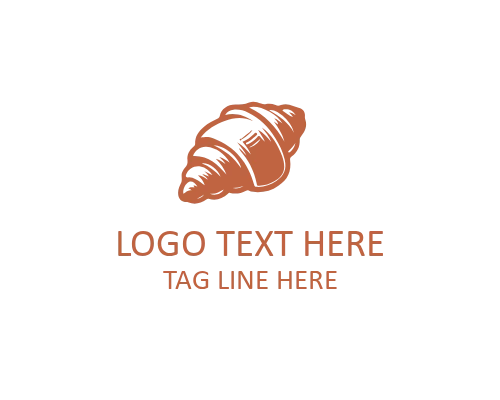 Deluxe Croissant Bakery Logo