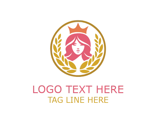Deluxe Queen Crown Logo for High-End Luxury Branding