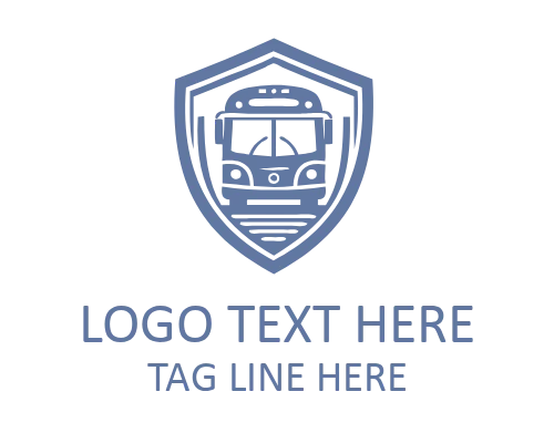 Deluxe Tour Transport Bus Logo