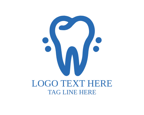 Dental Clinic Teeth Brand Logo