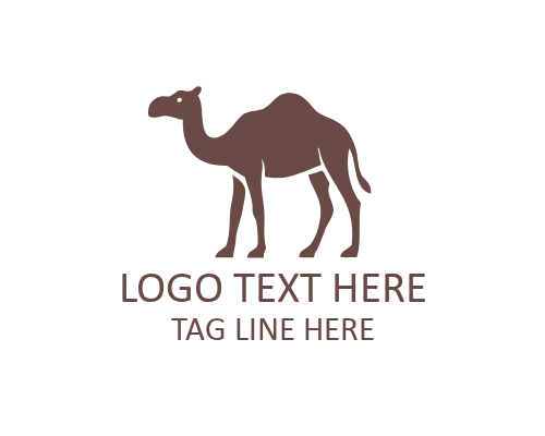 Desert camel Bedouin Logo