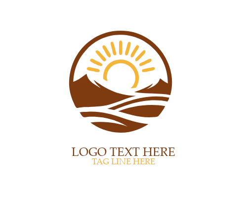Desert Emblem Logo