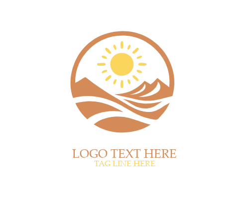 Desert Landscape Logo