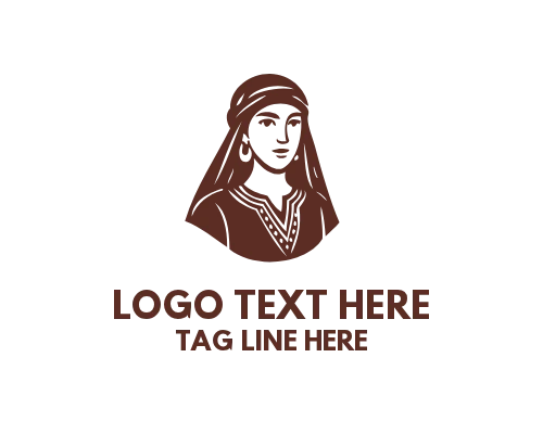 Desert Silhouette Bedouin Logo